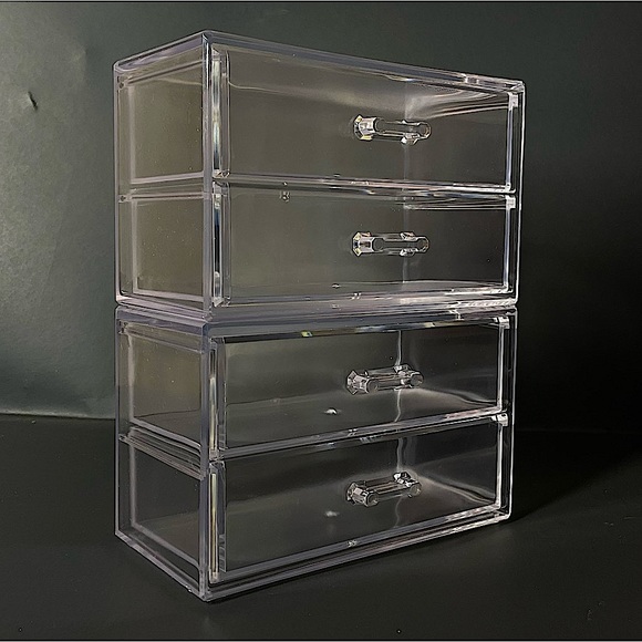 New! ☆ HP! Two Sets Included! Acrylic Makeup Organizer - Brand New - Picture 3 of 8